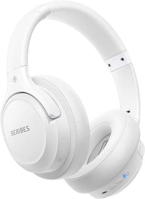 Bluetooth-навушники BERIBES WH202A з мікрофоном. Стереофонічна бездротова гарнітура HiFI, глибокі баси