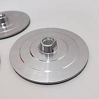 Тримач (платформа) алюмінієва , круг, липучка для шліфувального кругу (черепах) 100мм під М14