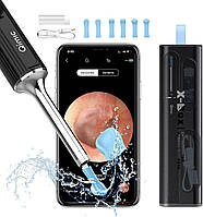 Комплект для видалення вушного воску Qimic, 1080P FHD Ear Camera, Ear Cleaner Camera WiFi Earwax Remover з 6 світлодіодними вогням