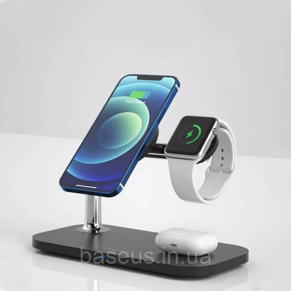 Бездротовий Зарядний Пристрій Proove Magnetic Field 3 in 1