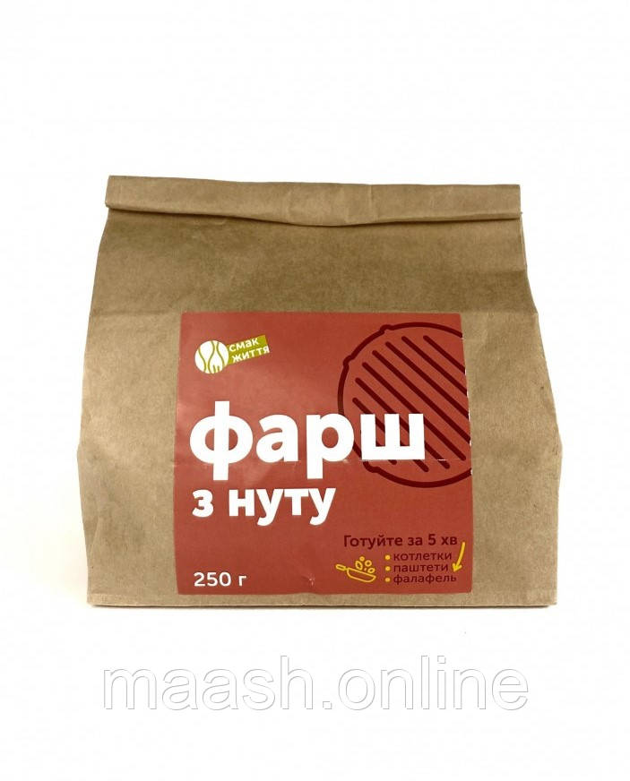 Фарш з нуту сухий Смак Життя, 250 г, фото 1
