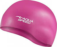 Шапка для плавания Aqua Speed MONO 6203 (111-29) темно-розовый Уни OSFM (5908217662033)