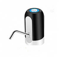 Электро Помпа для подачи воды на бутыль с аккумулятором Water Dispenser черныйовый, Elite