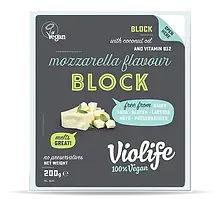 Рослинний сир Моцарела блок VioLife, 200 г