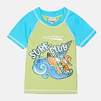 Футболка для плаванья Aqua Speed SURF-CLUB T-SHIRT 2023 383-04 110 см Зеленый/Голубой (5908217620231)