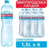 Минеральная вода Миргородська Лагідна 1.5 сл/газ пет 4820000430975 p