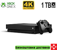 Игровая консоль Microsoft Xbox One X Model 1787 / 12 GB GDDR5 / 1000 GB HDD / Blu-Ray / Wi-Fi + джойстик, игра