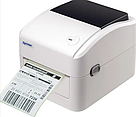 Термопринтер Xprinter XP-420B принтер етикеток, наклейок і штрих-кодів 108мм USB для Нової пошти друку ТТН, фото 5