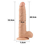 Фалоїмітатор із мошокам Real Extreme Dildo # 2, фото 9