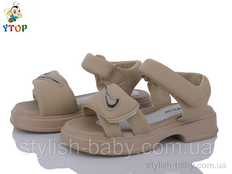 Дитяче літнє взуття гуртом. Дитячі босоніжки 2024 бренда Y.Top для дівчаток (рр. з 27 по 32)