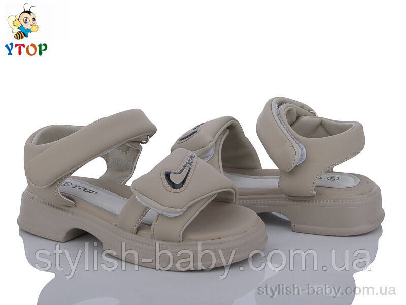 Дитяче літнє взуття гуртом. Дитячі босоніжки 2024 бренда Y.Top для дівчаток (рр. з 27 по 32)