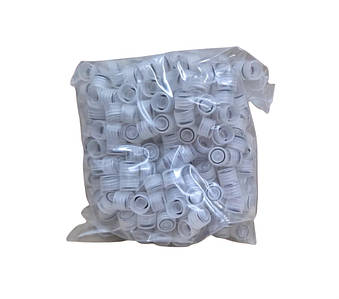 Загвинчальна кришка з круглим кільцем, прозора, нестерильна ПП, 500 шт./пач. 81-0000