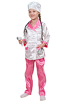 Карнавальний костюм Лікар (дівчинка) No1 (рожевий)