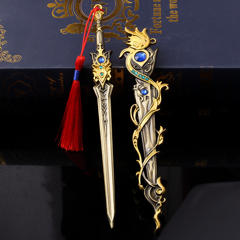 Брелок іграшковий аніме Клинок меч Цзянь Лань Цинь Синь 22 см, фото 1