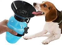 Прогулочная бутылка с чашей поилкой для собак Aqua Dog Petshy Pet Bottle 500 мл Портативная поилка Пэт ботл!