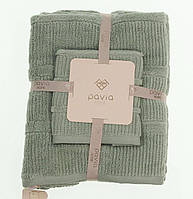 Набір рушників 30х50,50х85,70х140 м'ятний Pavia 23248