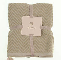 Набір рушників 50х85,70х140 кавовий Pavia 23268