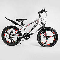 Детский спортивный велосипед 20 CORSO «AERO» 31488 (1) стальная рама, оборудование Saiguan, 7 скоростей,