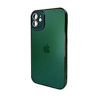 Чохол для смартфона AG Glass Sapphire Frame MagSafe Logo for Apple iPhone 12 Cangling Green