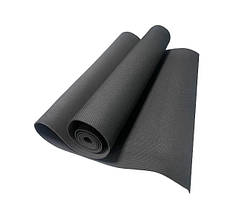 Килимок для йоги Sprinter KB-6106 р.183х61х0.6 см чорний