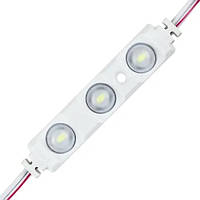 LED модуль VARGO 12V 1.5W білий IP67 70*15*8.5mm 160° SMD 5730 120-140lm (V-116948)