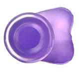 Фалоїмітатор із мошокою Jelly Studs Crystal Dildo Medium 7" Purple, фото 5