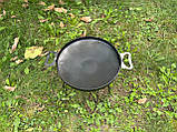 Сковорідка із диска туристична Персональна 30 см, фото 4