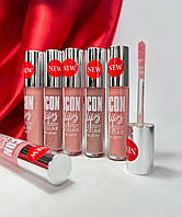 Блеск для губ с эффектом объема полупрозрачный LUXVISAGE ICON lips glossy volume