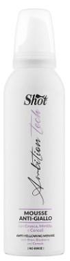 Shot Ambition Tech Natural&Glossy Mousse Відновлюючий антижовтий мус з висівками, фото 1