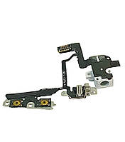 Шлейф з кнопками iPhone 4G (гучності, Hi-Fi) White