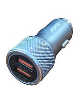 Автомобільний зарядний пристрій Aspor A905 блочок (2USB/2.4A)- білий