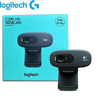 Топ Веб-камера Logitech HD C270, з мікрофоном, вебка для комп'ютера (ПК) та ноутбука