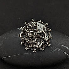 Механікус, Адептус Механікус значок, пін, Warhammer 400000 Бронза + посріблення