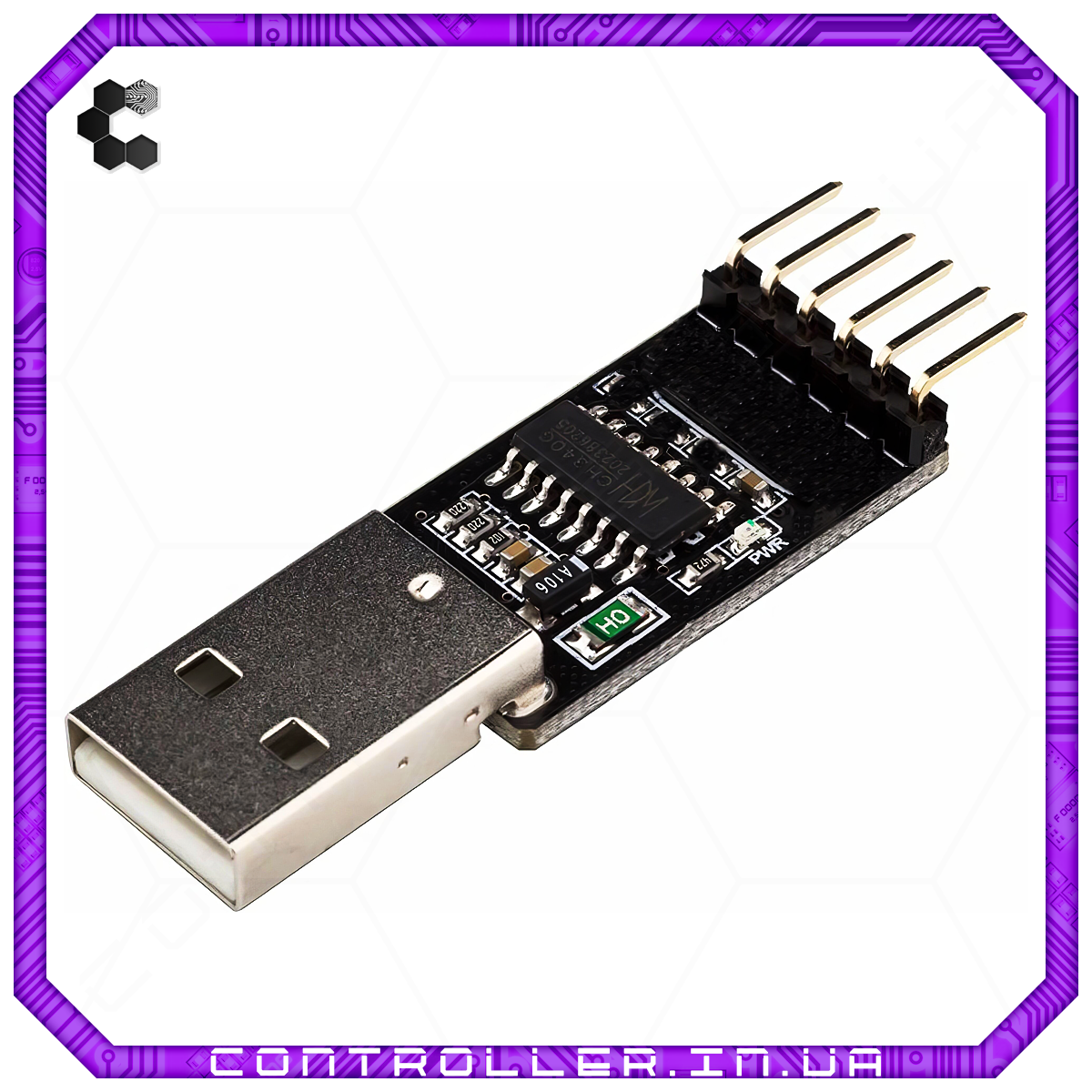 Конвертер CH340 USB-TTL RobotDyn