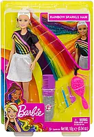 Уцінка! Лялька Барбі Райдужне сяйво волосся Barbie Rainbow Sparkle Hair Doll