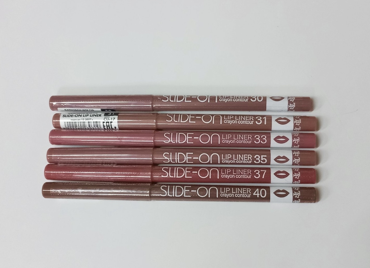 Набір олівців для губ SLIDE-ON №01 (6шт)