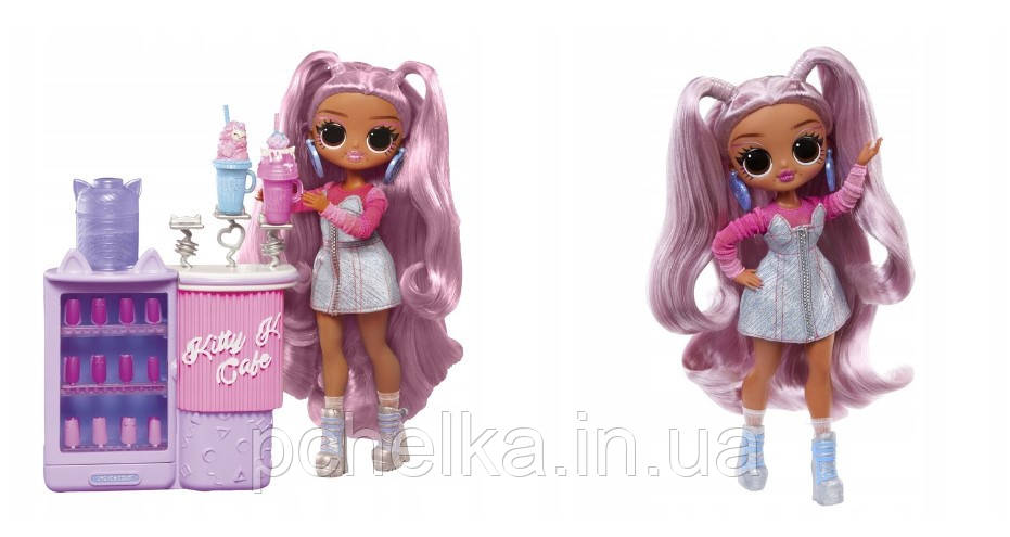 Кукла ЛОЛ Сюрприз ОМГ Свит Нейлс Китти Квин Кафе LOL Surprise OMG Sweet Nails Kitty K Café