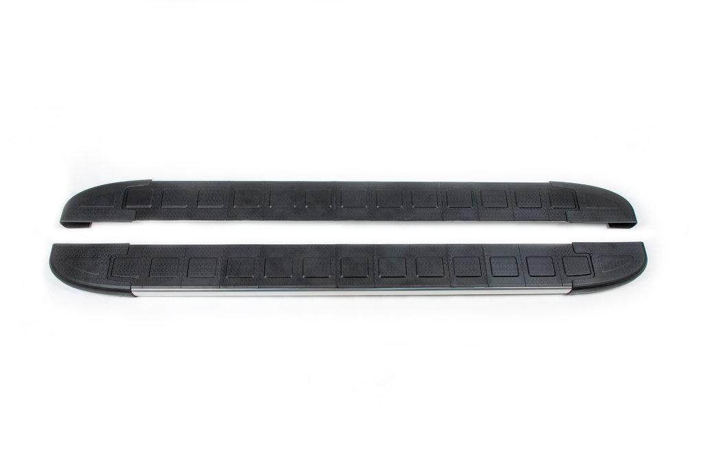 Бокові пороги Duru (2 шт., Алюміній) для Jeep Cherokee KL 2013-2024 рр