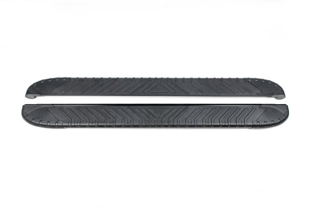 Бокові пороги Bosphore Black (2 шт., Алюміній) для Jeep Cherokee KL 2013-2024 рр