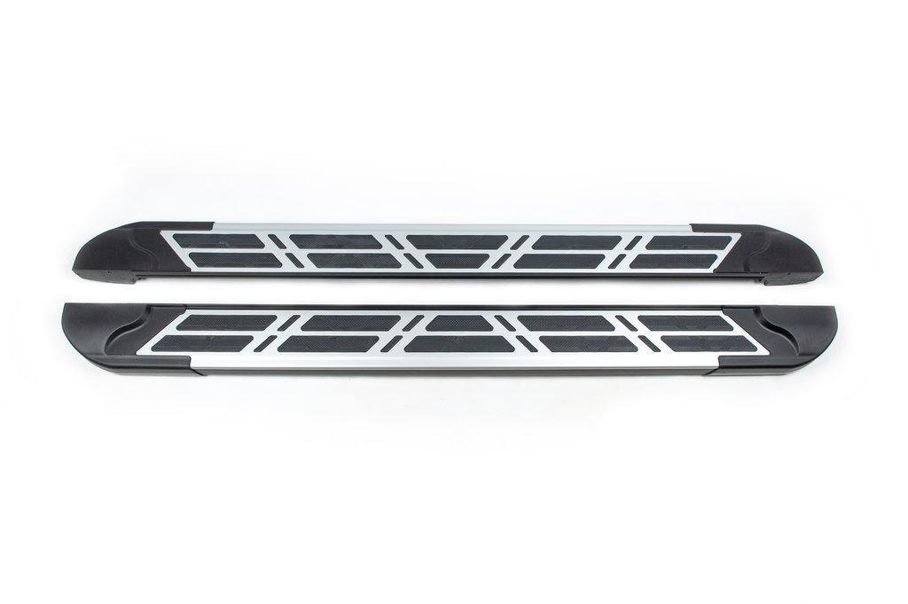 Бокові пороги Sunrise (2 шт., Алюміній) для Jeep Cherokee KL 2013-2024 рр