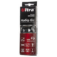 Набір біт TORX 10 мм 7 шт S2 (пласт кейс) ULTRA (4016902)