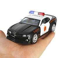 Дитяча Металева машинка Chevrolet Camaro SS-Police Автопром 1:32