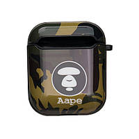 Футляр для Наушников Airpods 1/2 Glossy Brand Цвет 13, Aape green e