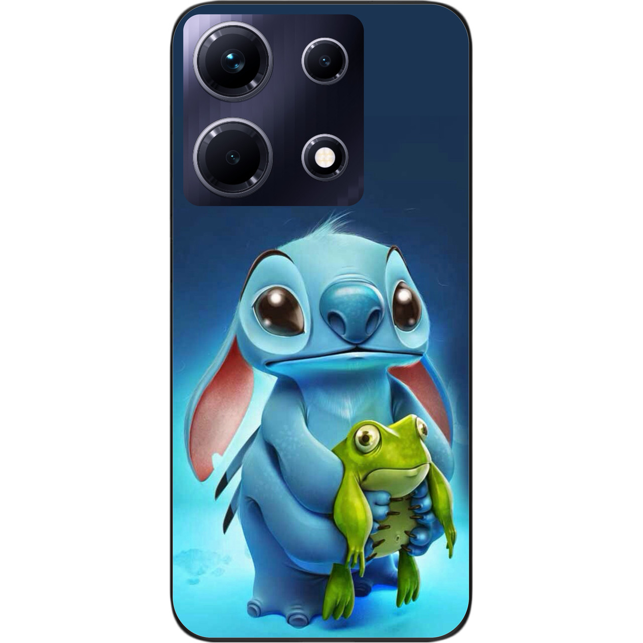 Силіконовий чохол бампер Epik для Infinix Note 30 4G (X6833B) з картинкою Стіч