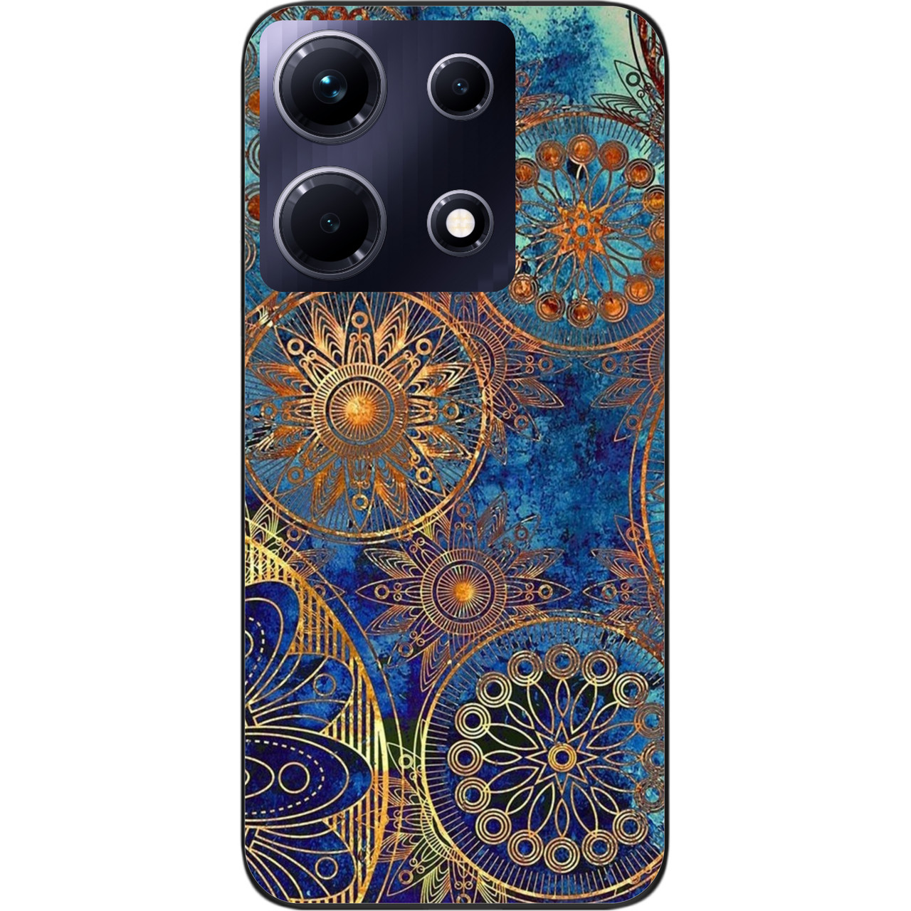 Силіконовий чохол Epik для Infinix Note 30 4G (X6833B) з картинкою Круги вінтаж