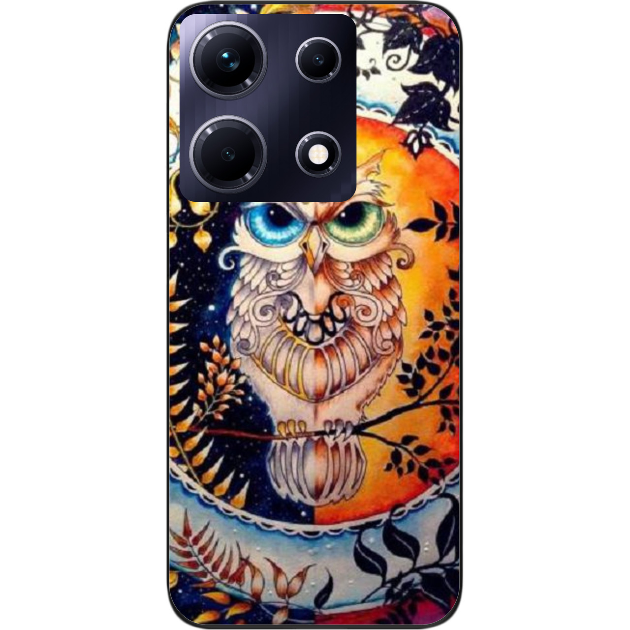 Силіконовий чохол Epik для Infinix Note 30 4G (X6833B) з картинкою Сова