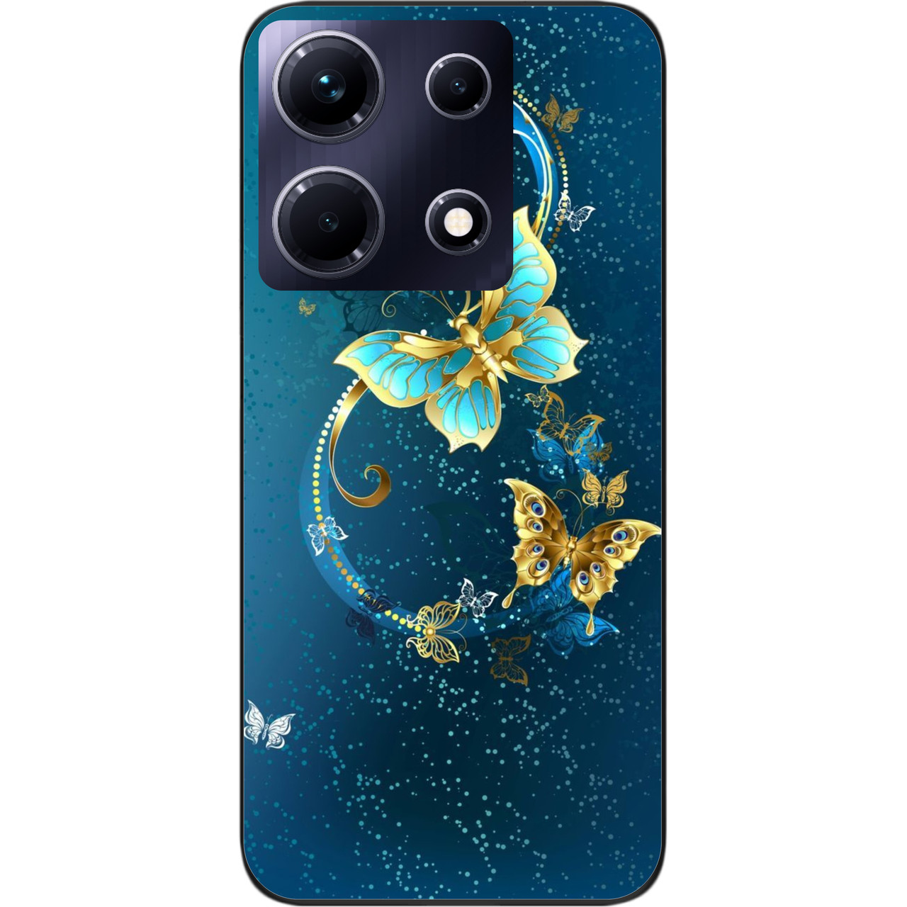 Силіконовий чохол Epik для Infinix Note 30 4G (X6833B) з картинкою Метелики