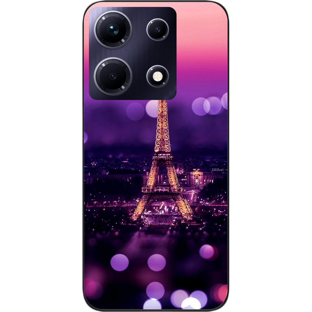 Силіконовий чохол Epik для Infinix Note 30 4G (X6833B) з картинкою Париж вночі