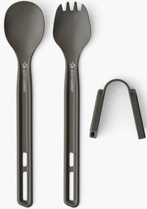 Набір туристичних столових приборів Sea To Summit Frontier UL Cutlery Set Long Handle (Spoon&Spork), фото 1