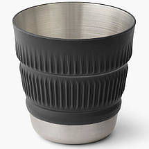 Туристичний складаний стакан Sea To Summit Detour Stainless Steel Collapsible Mug, 475 мл (Beluga Grey), фото 2